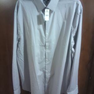 Express Classic Gray Button-Up Shirt